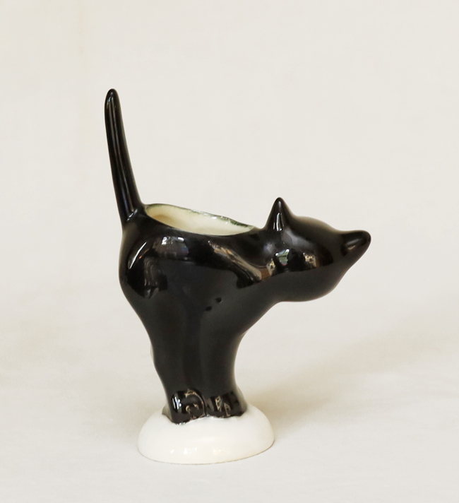 schwarze Goebel Hummel Porzellan Katze