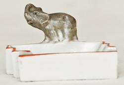 Porzellan Ascher Elefant Zierascher Tierporzellan