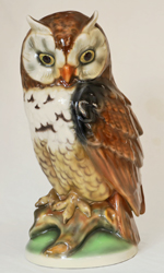 Grosse Keramik Eule Steffl Fayencen Wien Austria