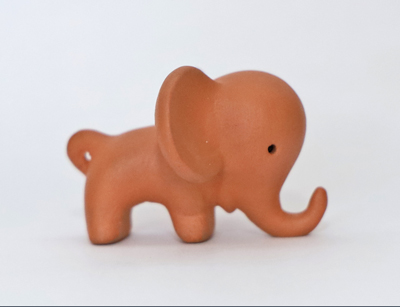 Bosse Keramik Elefant Tierkeramik Karlsruhe Majolika