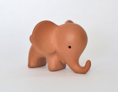 Bosse Keramik Elefant Tierkeramik Karlsruhe Majolika