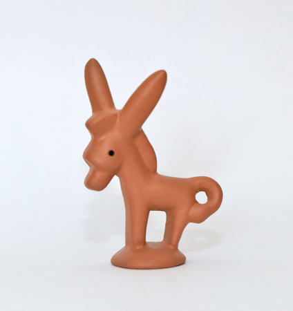 Bosse Keramik Esel Tierkeramik Karlsruhe Majolika