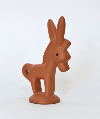 Bosse Keramik Esel Tierkeramik Karlsruhe Majolika