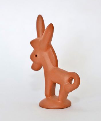 Bosse Keramik Esel Tierkeramik Karlsruhe Majolika