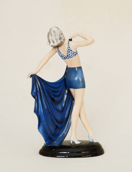 Goldscheider Keramik Figur Taenzerin Adrienne Dakon