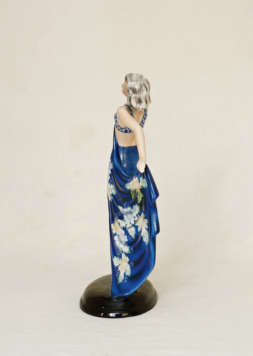 Goldscheider Keramik Figur Taenzerin Adrienne Dakon