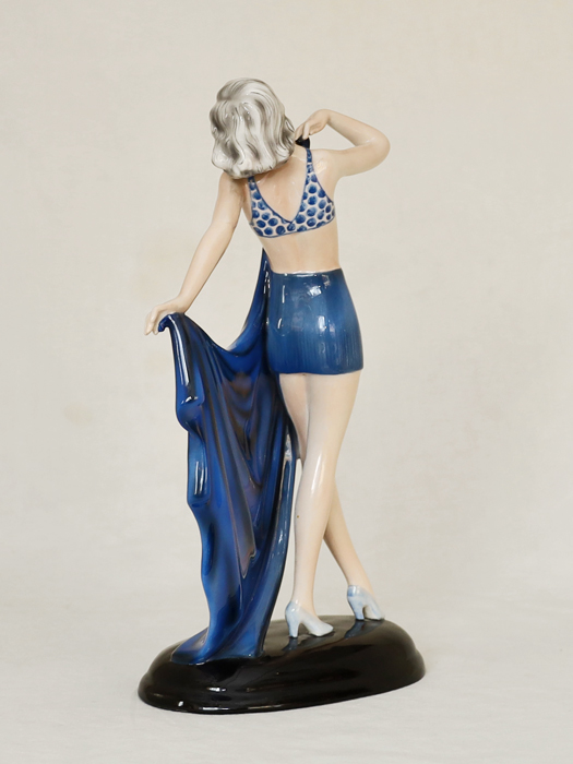 Goldscheider Keramik Figur Taenzerin Adrienne Dakon