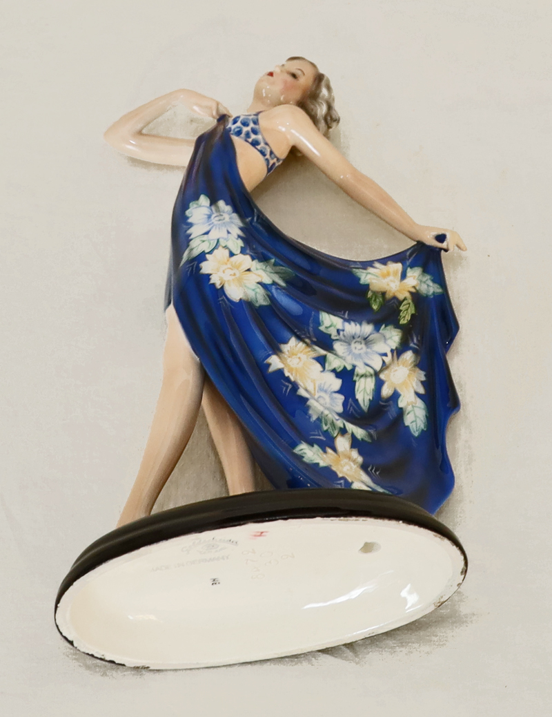 Goldscheider Keramik Figur Taenzerin Adrienne Dakon