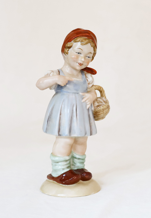 Wagner Apel Porzellan Figur Maedchen