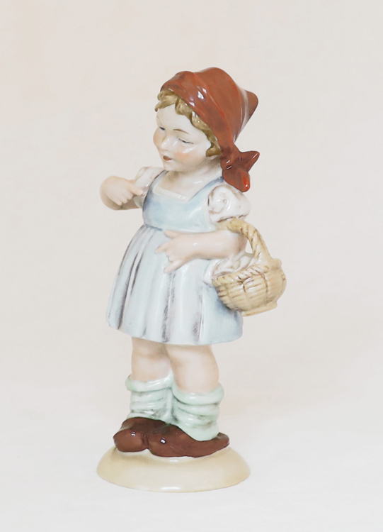 Wagner Apel Porzellan Figur Maedchen