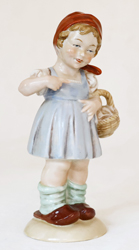 Wagner Apel Porzellan Figur Maedchen