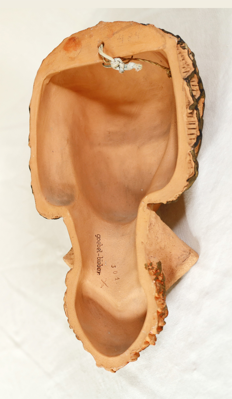 Goebel Bieber Wandmaske atike