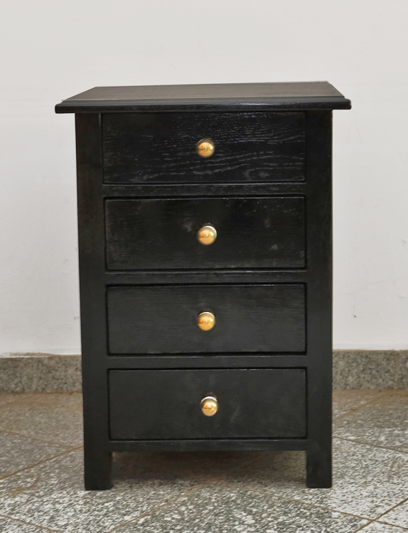 Jugendstil Kommode Ladenschrank schwarz