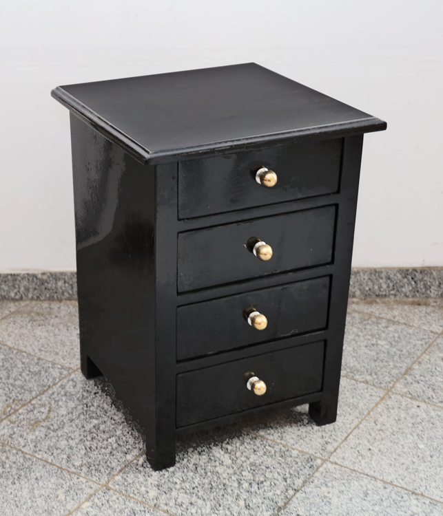 Jugendstil Kommode Ladenschrank schwarz