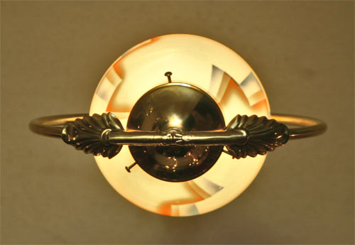 Art Deco Lampe Messing Lampe Jugendstil