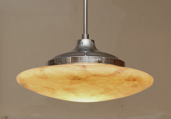 Art Deco Luster Lampe
