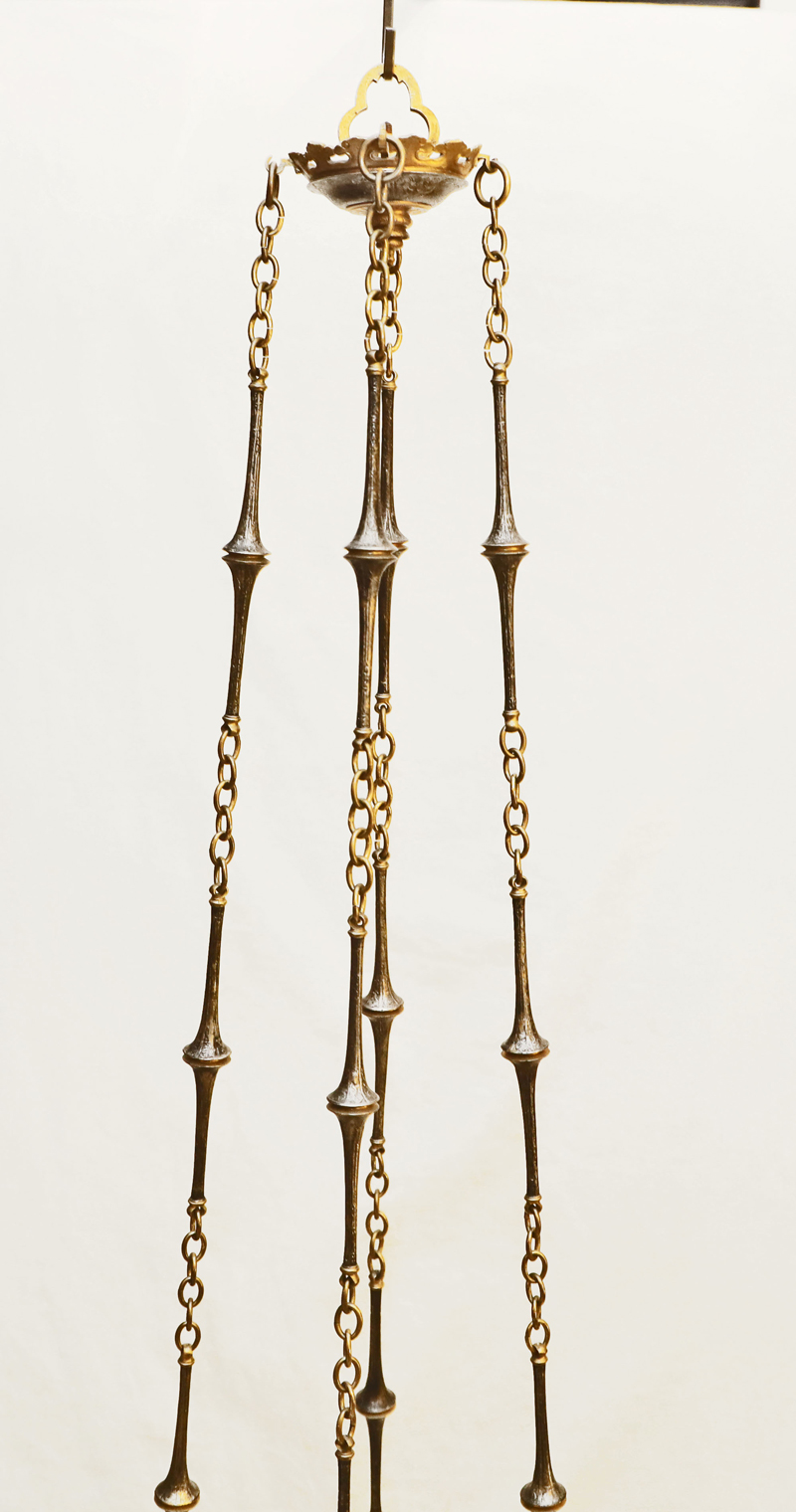 Antiker Kerzenluster Messing