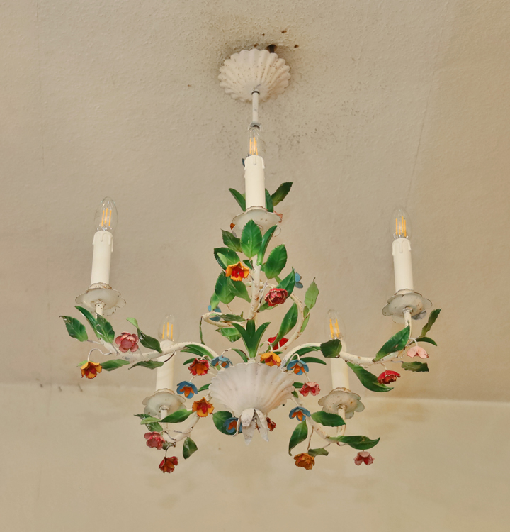 Jugendstil Blumenluster floraler L�ster Lampe