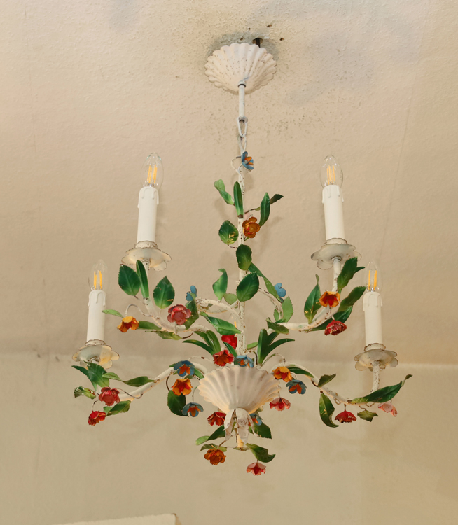 Jugendstil Blumenluster floraler L�ster Lampe
