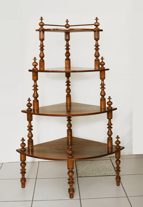 Historismus Eckregal altdeutsches Regal Etagere