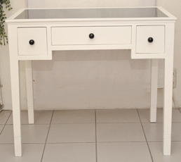 Art Deco Schreibtisch weisser Damenschreibtisch Schreibmoebel