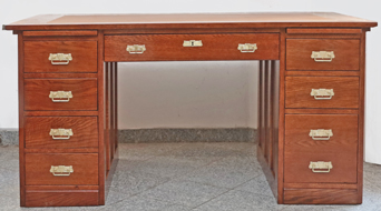 Jugendstil Art Deco Schreibtisch Eichenschreibtisch Moebel