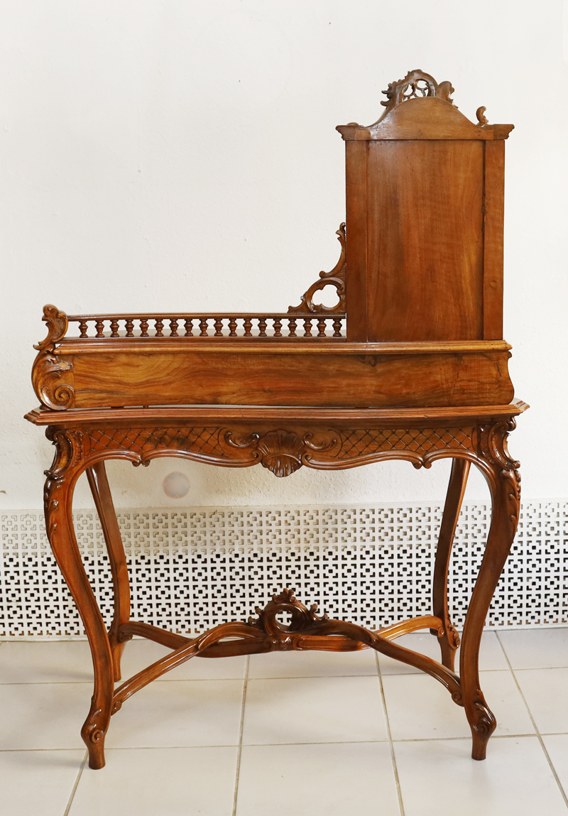 Antiker Pfeiffenbarock Schreibtisch historismus Damenschreibtisch Aufsatzschreibtisch