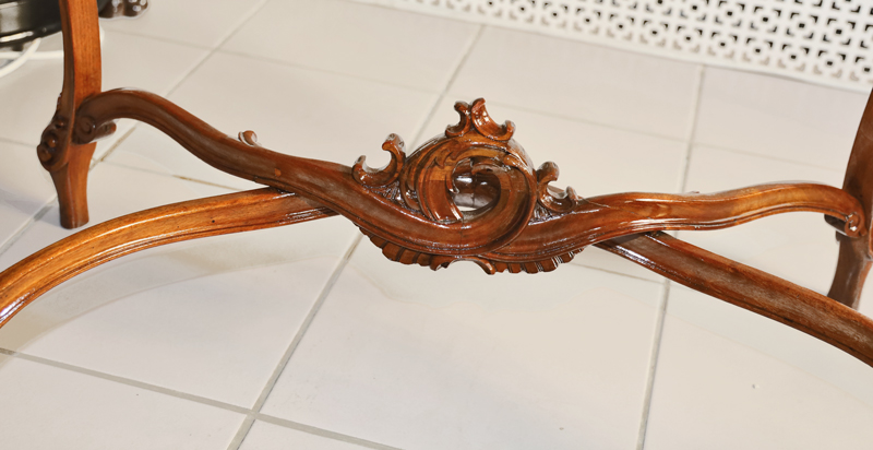 Antiker Pfeiffenbarock Schreibtisch historismus Damenschreibtisch Aufsatzschreibtisch