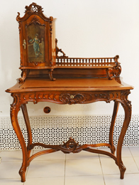 Antiker Pfeiffenbarock Schreibtisch historismus Damenschreibtisch Aufsatzschreibtisch