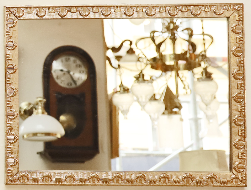 Goldener Jugendstil Spiegel Sezession Wandspiegel