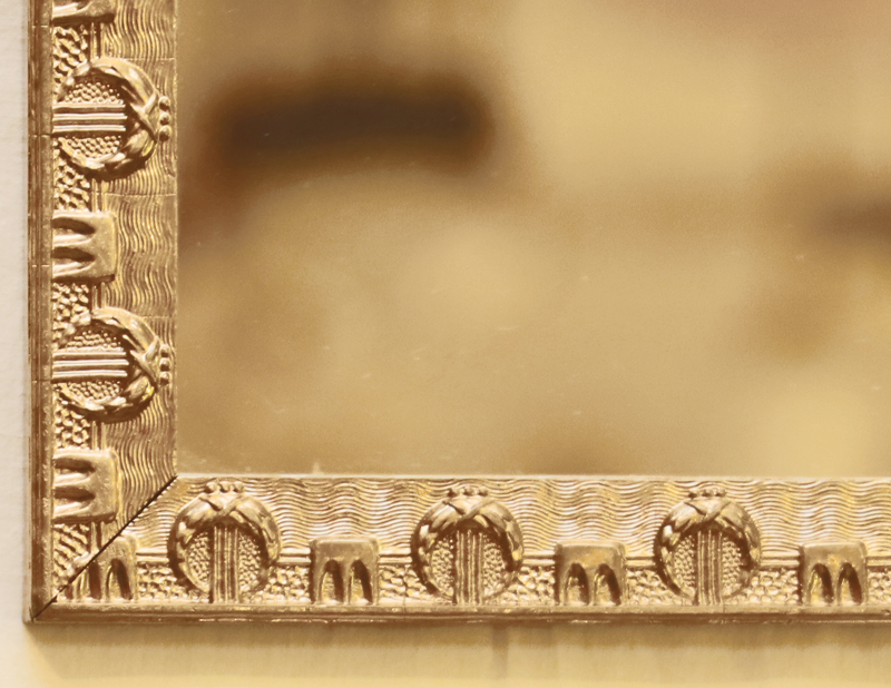 Goldener Jugendstil Spiegel Sezession Wandspiegel