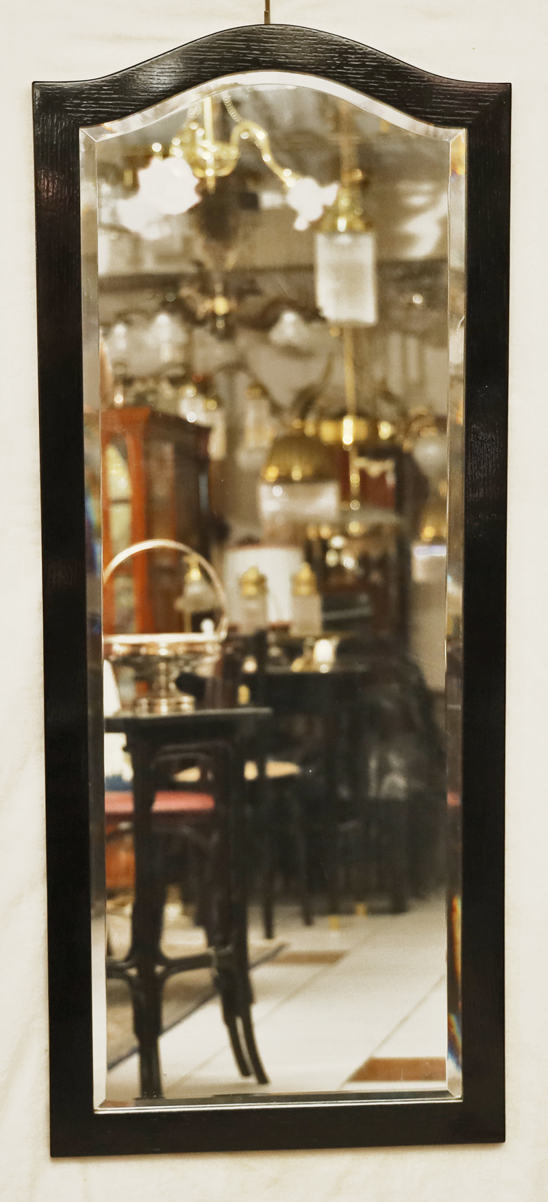 Jugendstil Art Deco Wandspiegel schwarz Spiegel