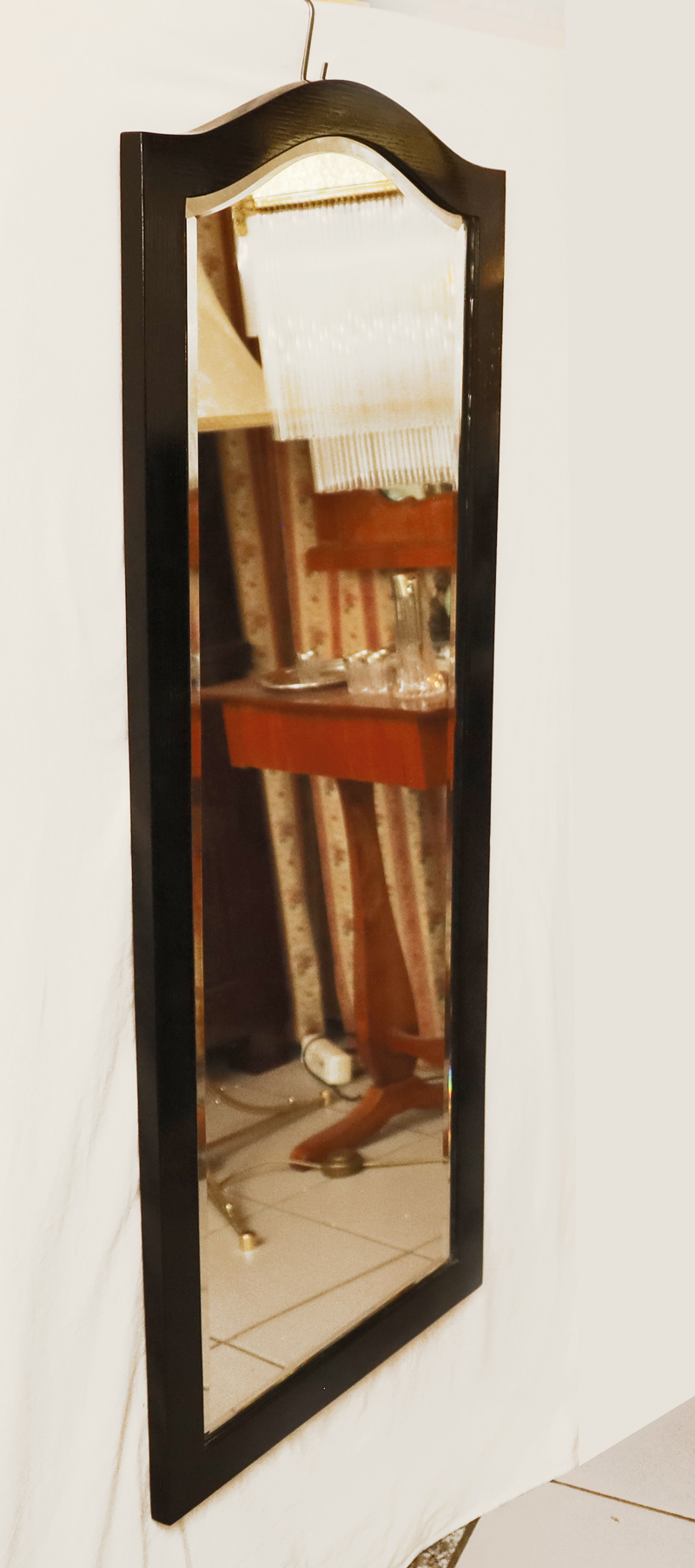 Jugendstil Art Deco Wandspiegel schwarz Spiegel