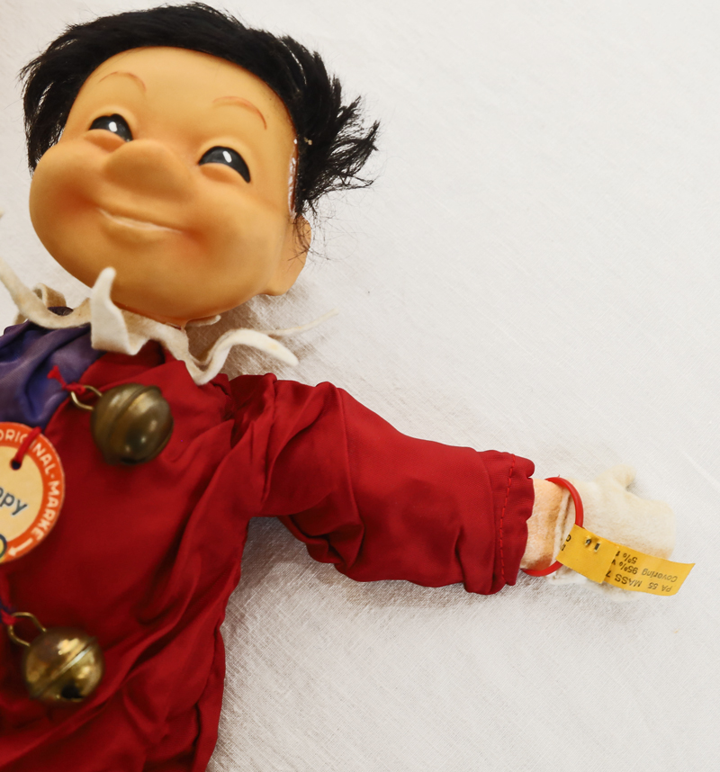 Steiff Cappy Floppy Schlenkerpuppe Schleife