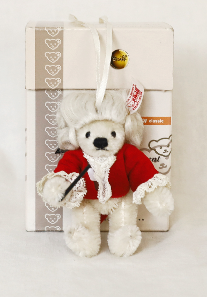 Steiff Teddybaer Mozart Ornament Knopf limitiert