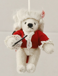 Steiff Teddybaer Mozart Ornament Knopf limitiert