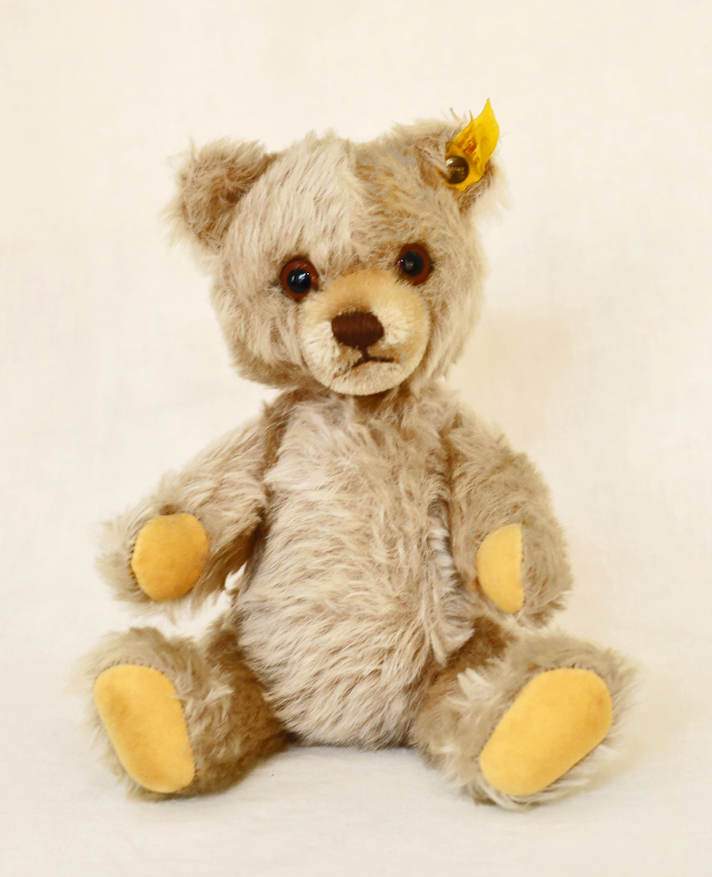 Steiff Teddybaer Knopf Fahne Ohr