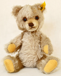 Steiff Teddybaer Knopf Fahne Ohr