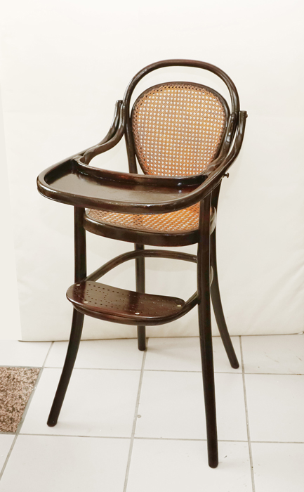 Thonet antiker Kinder Hochstuhl Kinderspeisesessel Sessel Stuhl