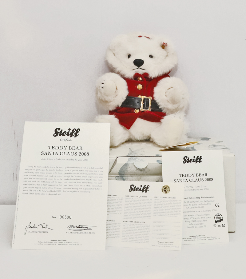 Steiff Weihnachtsbaer Santa Claus Teddy