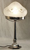 Art Deco Chrom Tischlampe