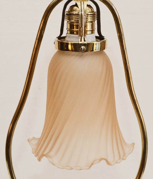 Jugendstil Stehlampe Tisschlampe Messing Lampe