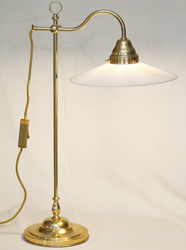 Art Deco Schreibtischlampe Kontorlampe Messing Lampe