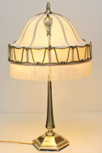 Jugendstil Stehlampe  Tischlampe Messing Lampe