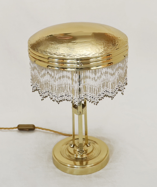 Jugendstil Stehlampe Tischlampe Messing Schreibtischlampe 