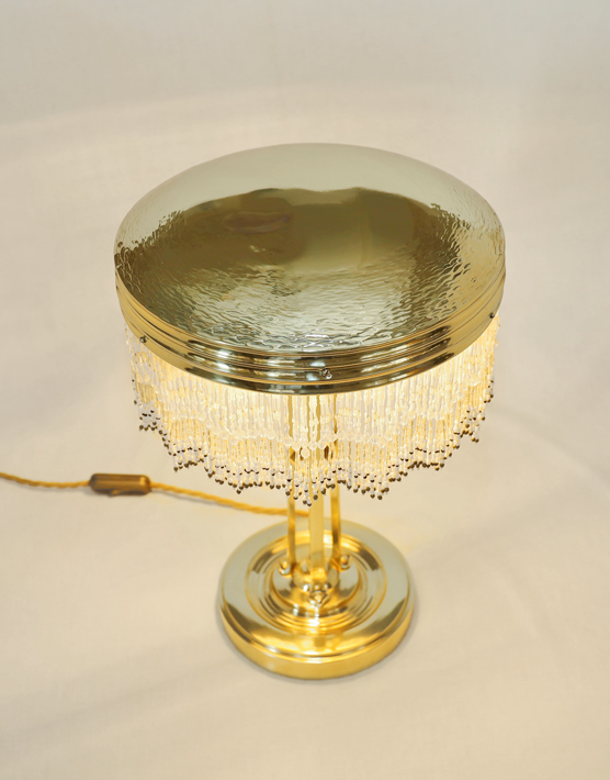 Jugendstil Stehlampe Tischlampe Messing Schreibtischlampe 