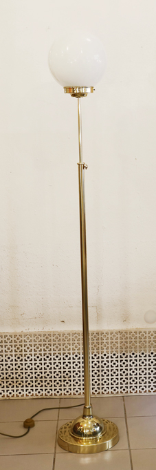 Art  Deco Bodenstehlampe Messing