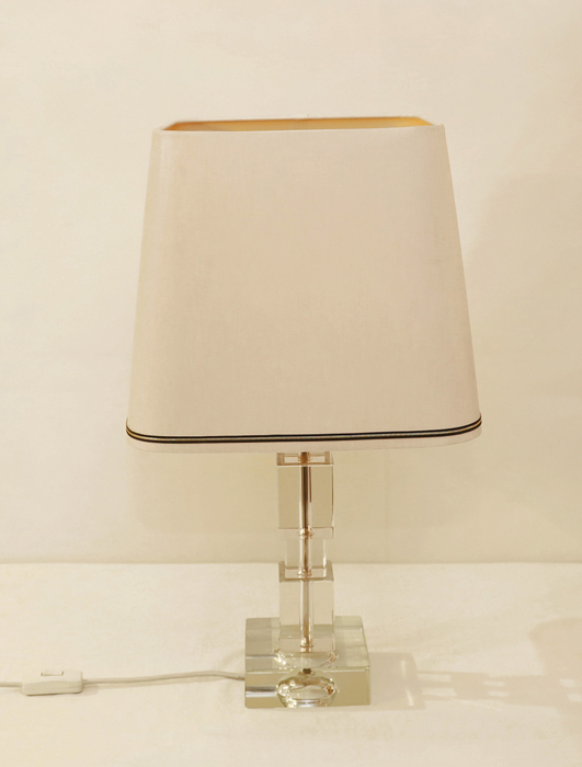 Bakalowits Vintage Stehlampe Glasfuss