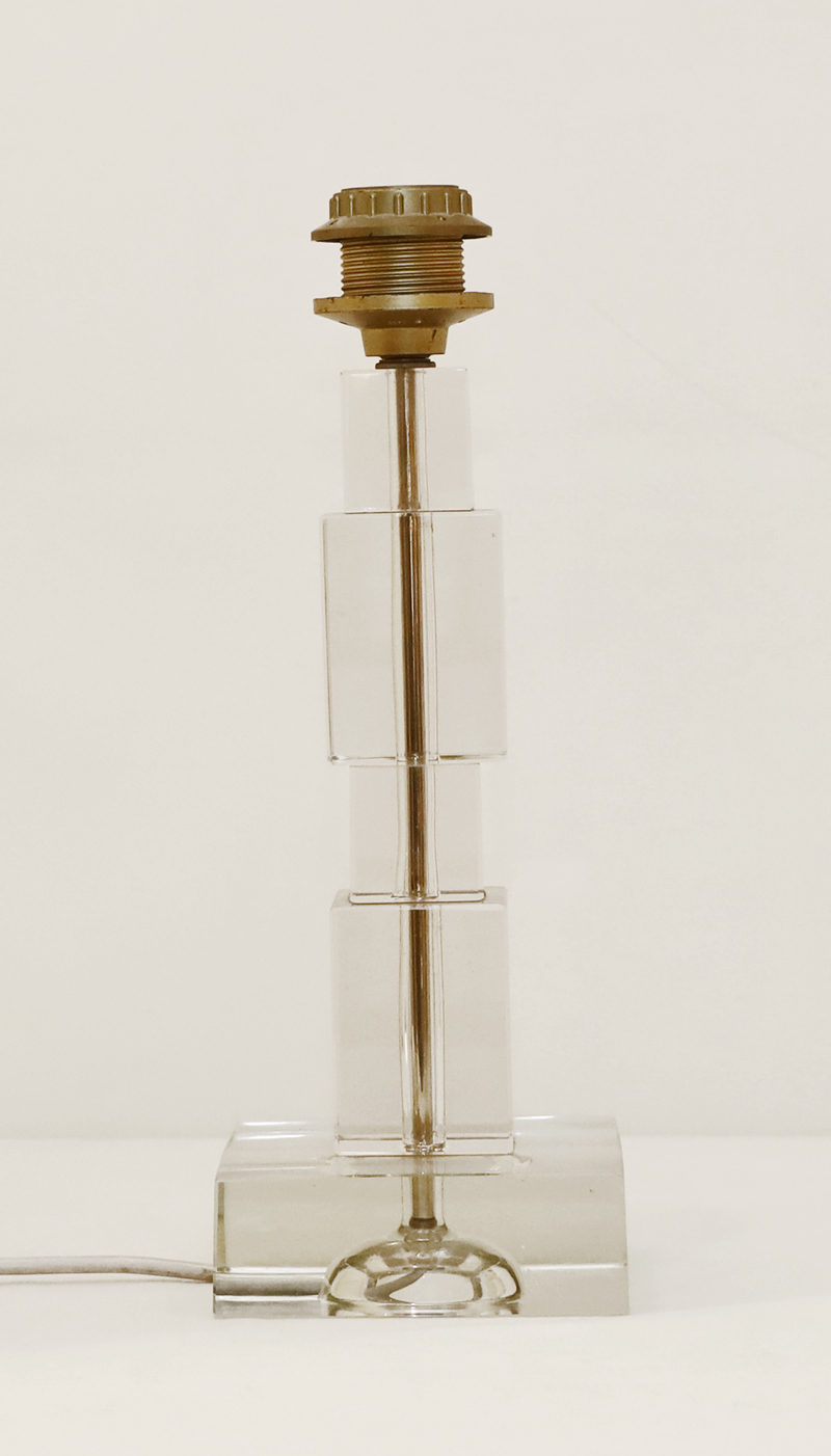 Bakalowits Vintage Stehlampe Glasfuss