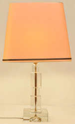 Bakalowits Vintage Stehlampe Glasfuss